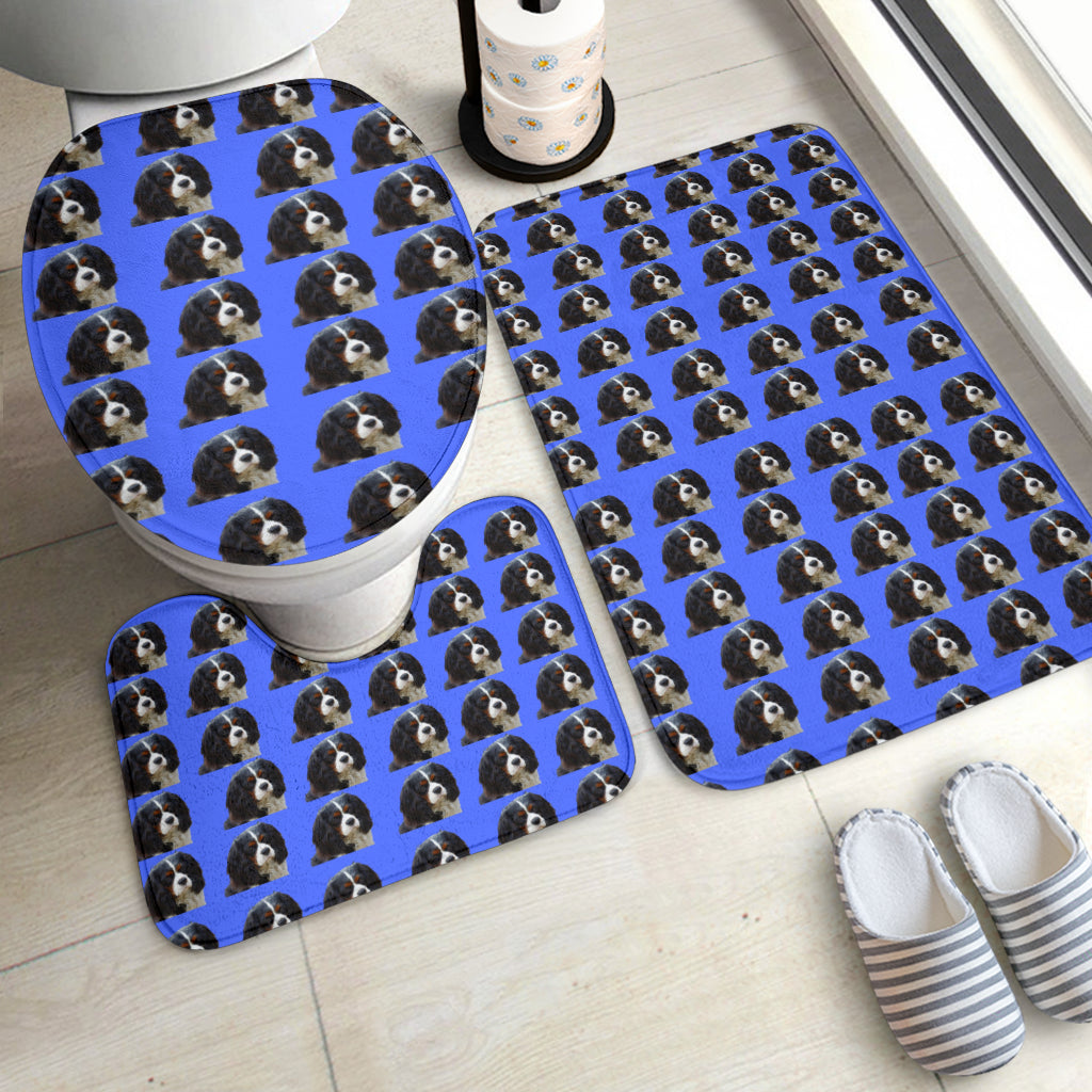 Cavalier King Charles Bathroom Set - Tri