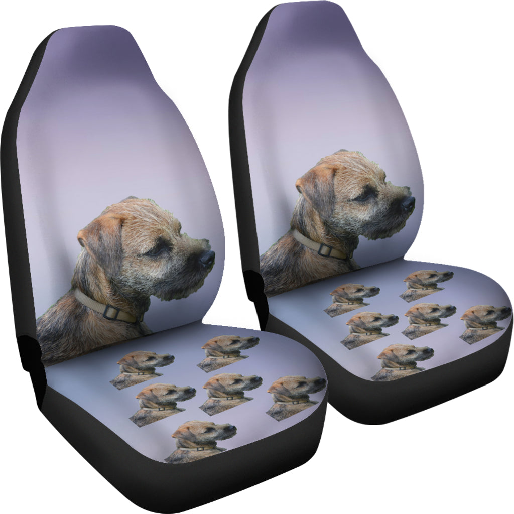 Border Terrier Car Seat Cover (Set of 2)