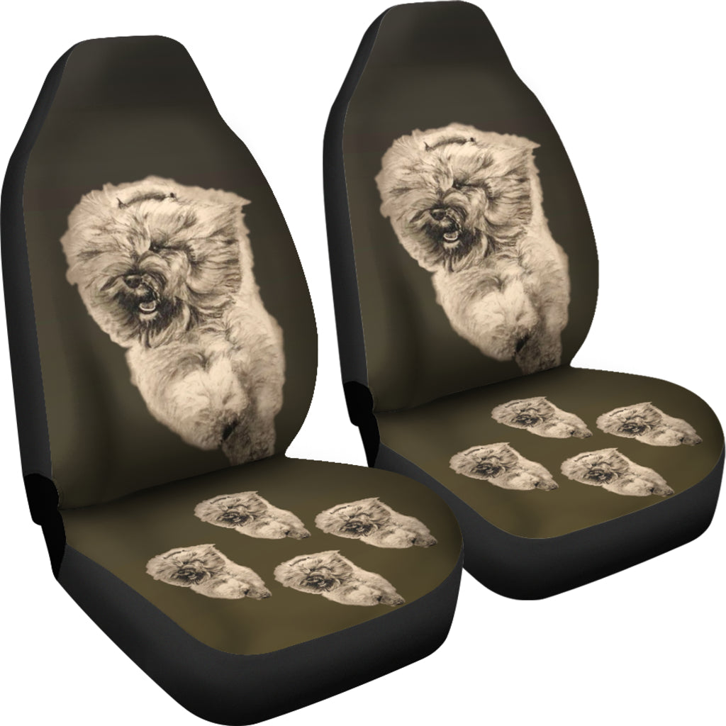 Bouvier des Flanders Car Seat Covers (Set of 2) - Tan