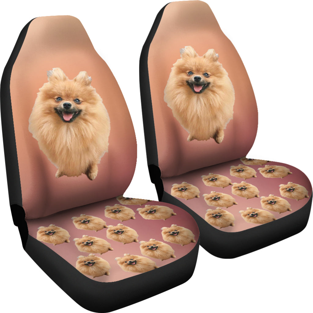 Pomeranian Car Seat Cover