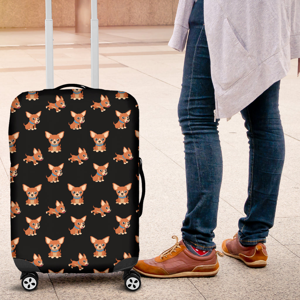 Chihuahua Cartoon Luggage Cover