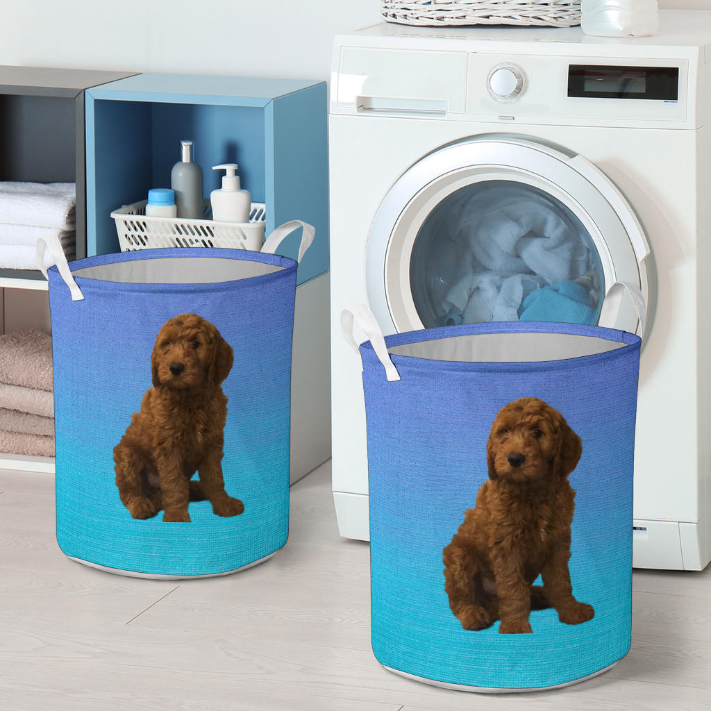 Goldendoodle Laundry Basket