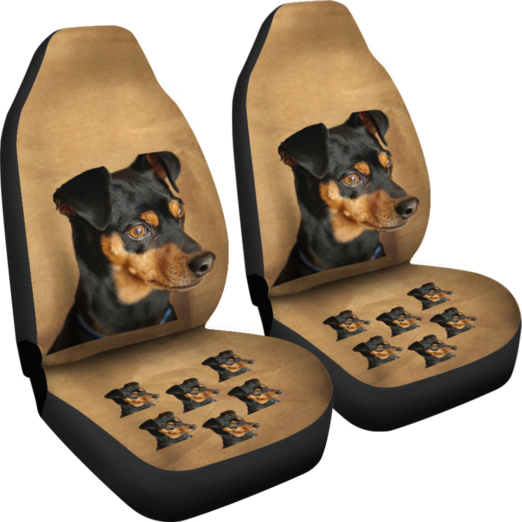 Doberman Pinscher Car Seat Covers - Set of 2