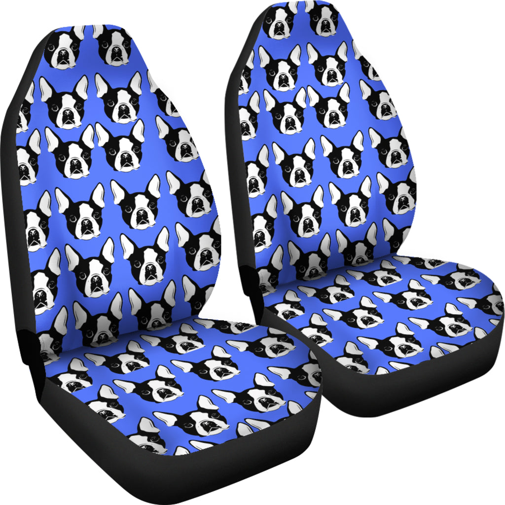 Boston Terrier Car Seat Covers (Set of 2) - Multi