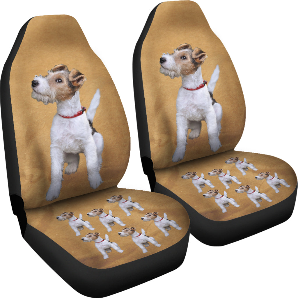 Wire Fox Terrier Car Seat Covers (Set of 2)