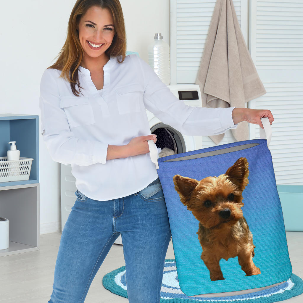 Yorkie Laundry Basket