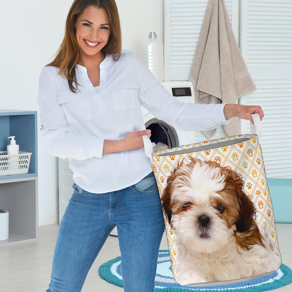 Shih Tzu Laundry Basket