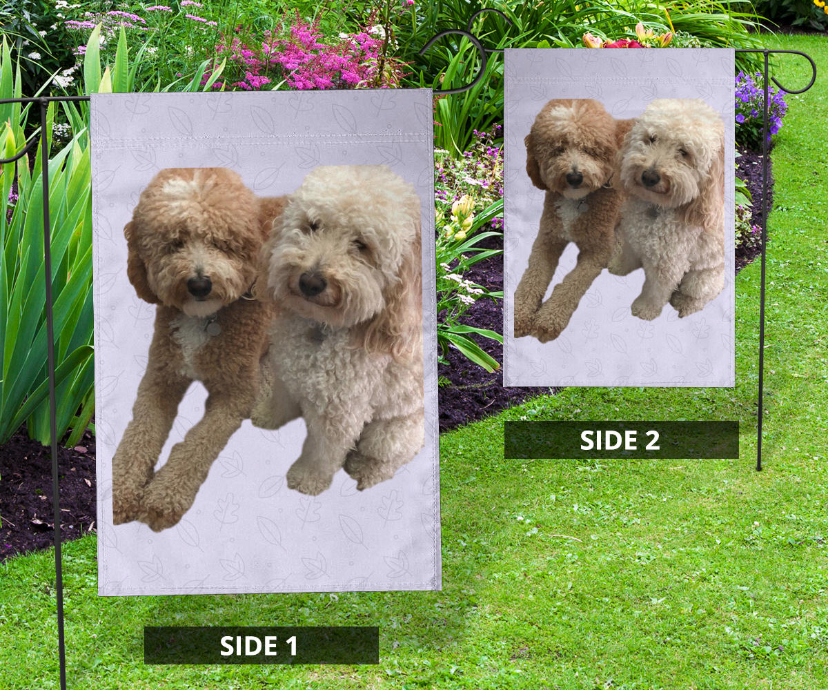 Goldendoodle Garden Flag