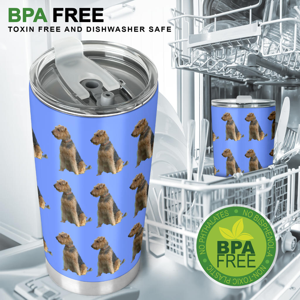 Airedale Terrier Tumbler