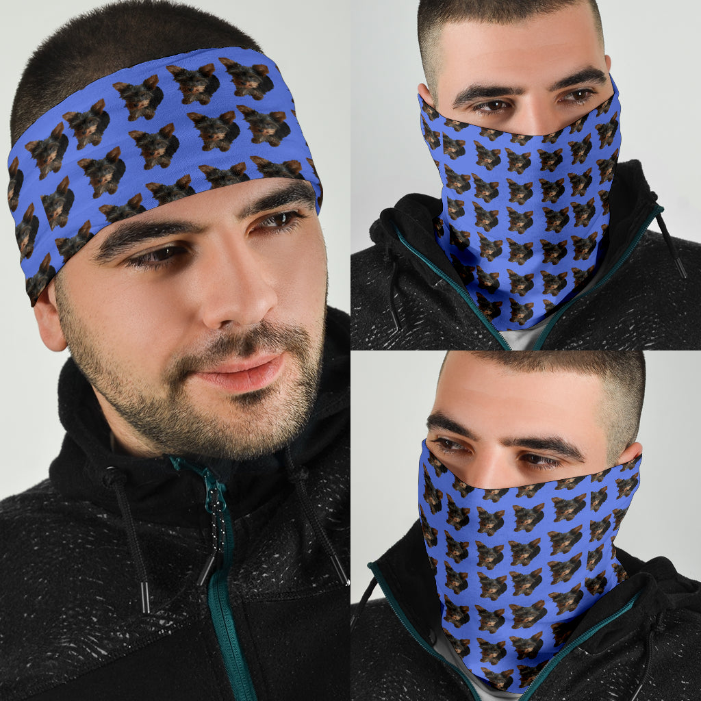 Yorkie Bandanas - Blue