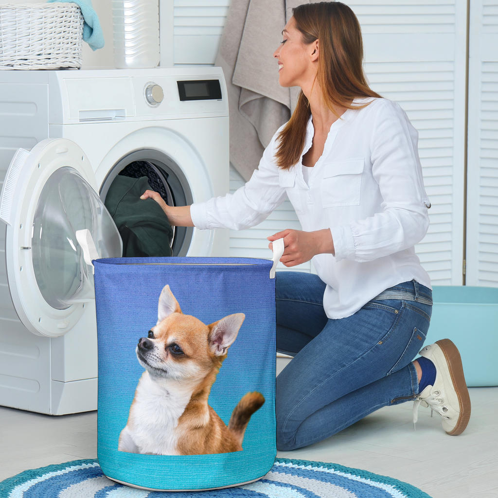 Chihuahua Laundry Basket