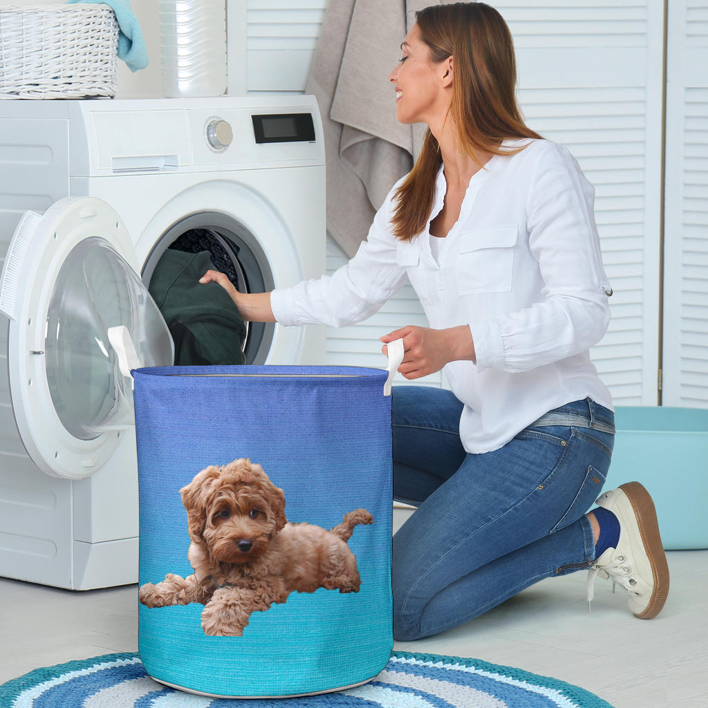 Labradoodle Laundry Basket