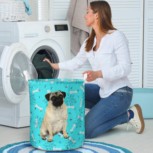 Pug & Bones Laundry Basket
