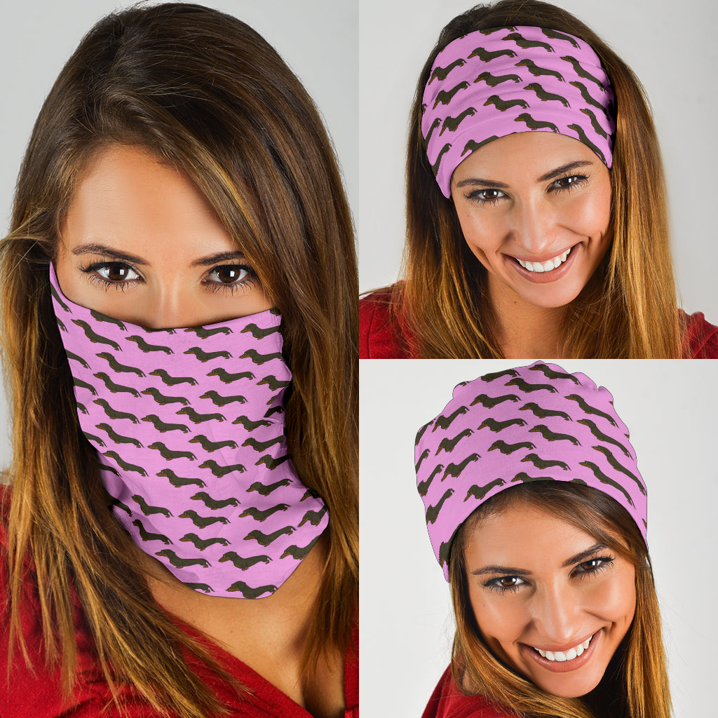 Dachshund Bandana Set - Pink