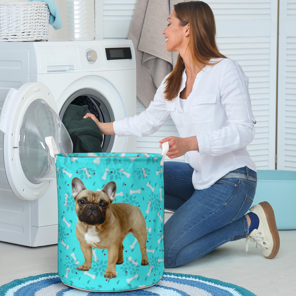 French Bulldog Laundry Basket