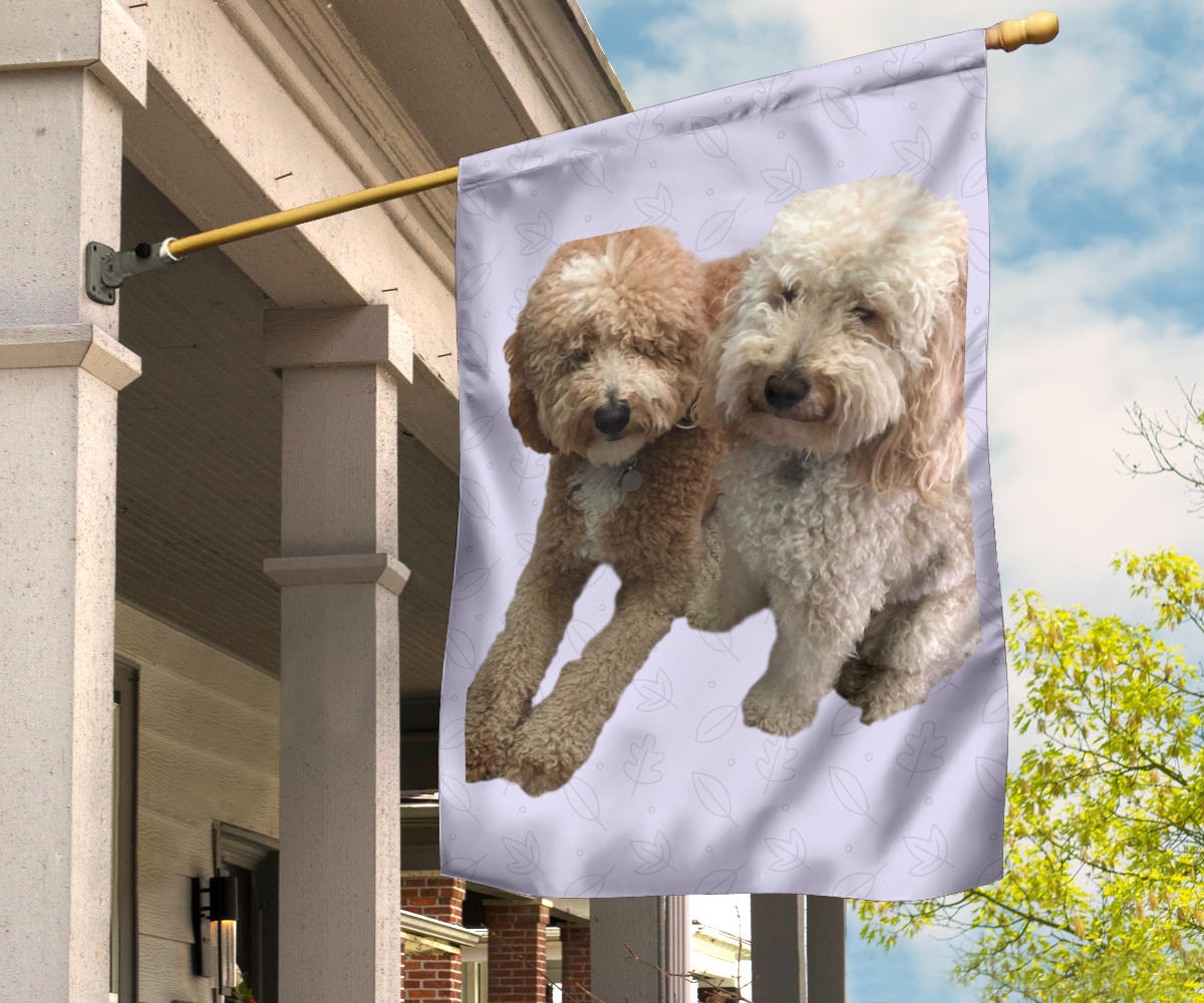 Goldendoodle Garden Flag