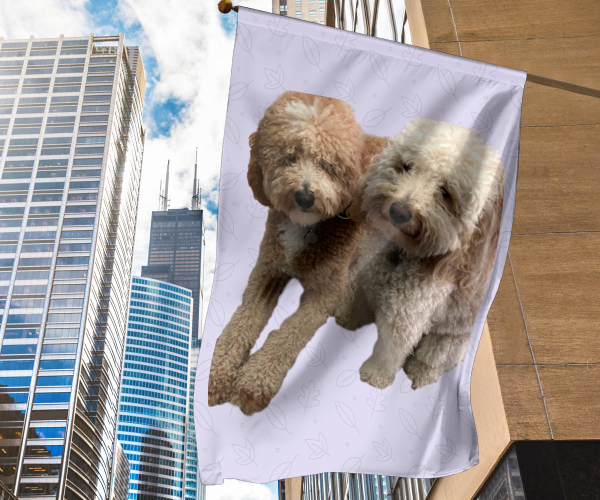 Goldendoodle Garden Flag