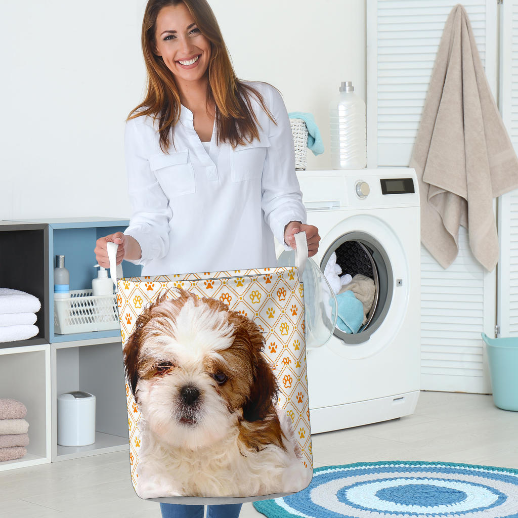 Shih Tzu Laundry Basket