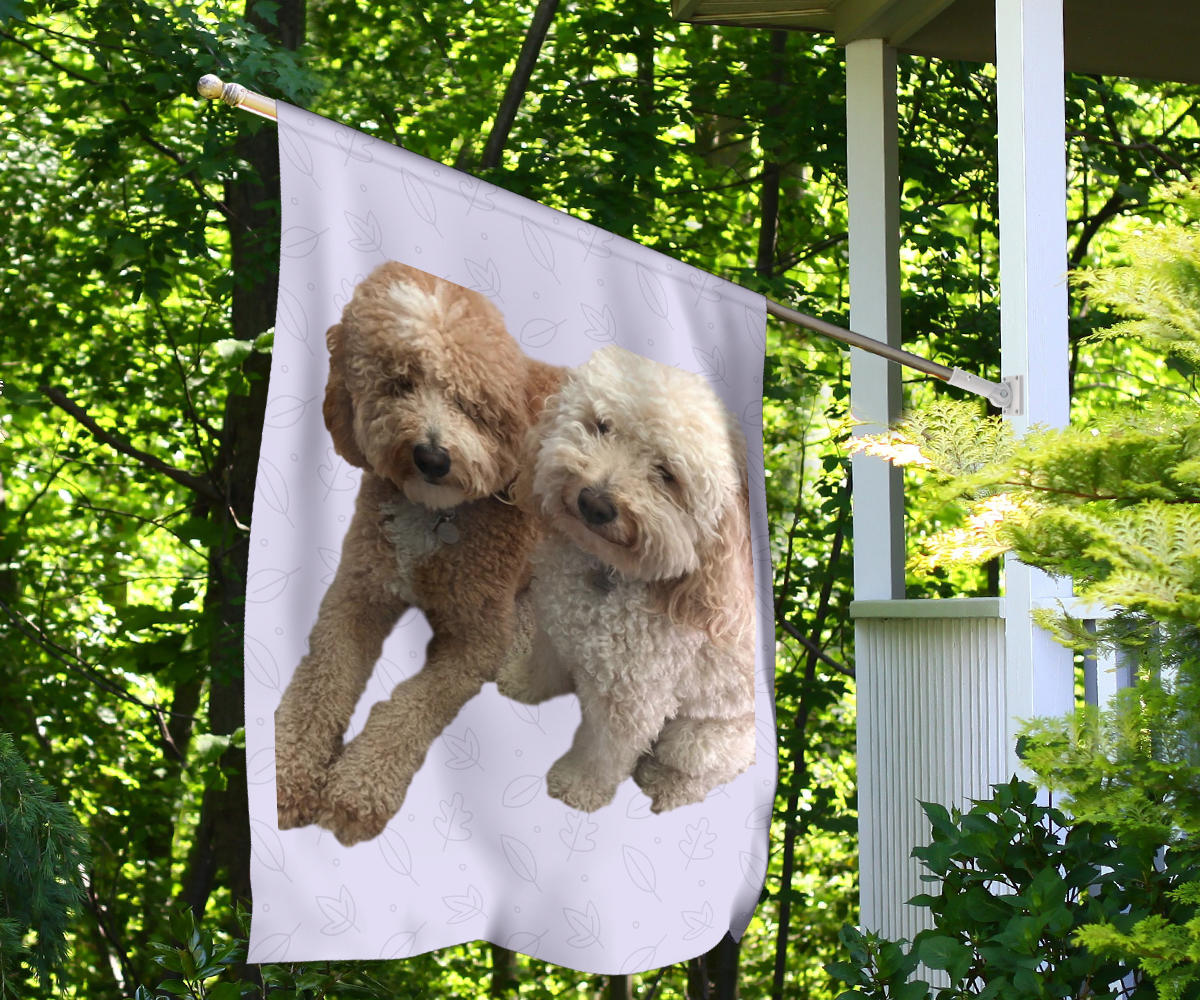 Goldendoodle Garden Flag