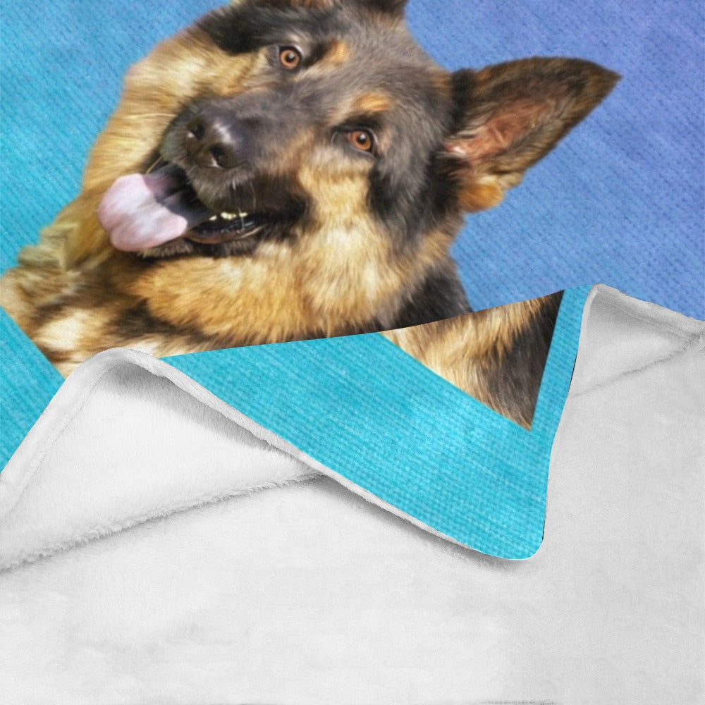 German Shepherd Micro Fleece Blanket