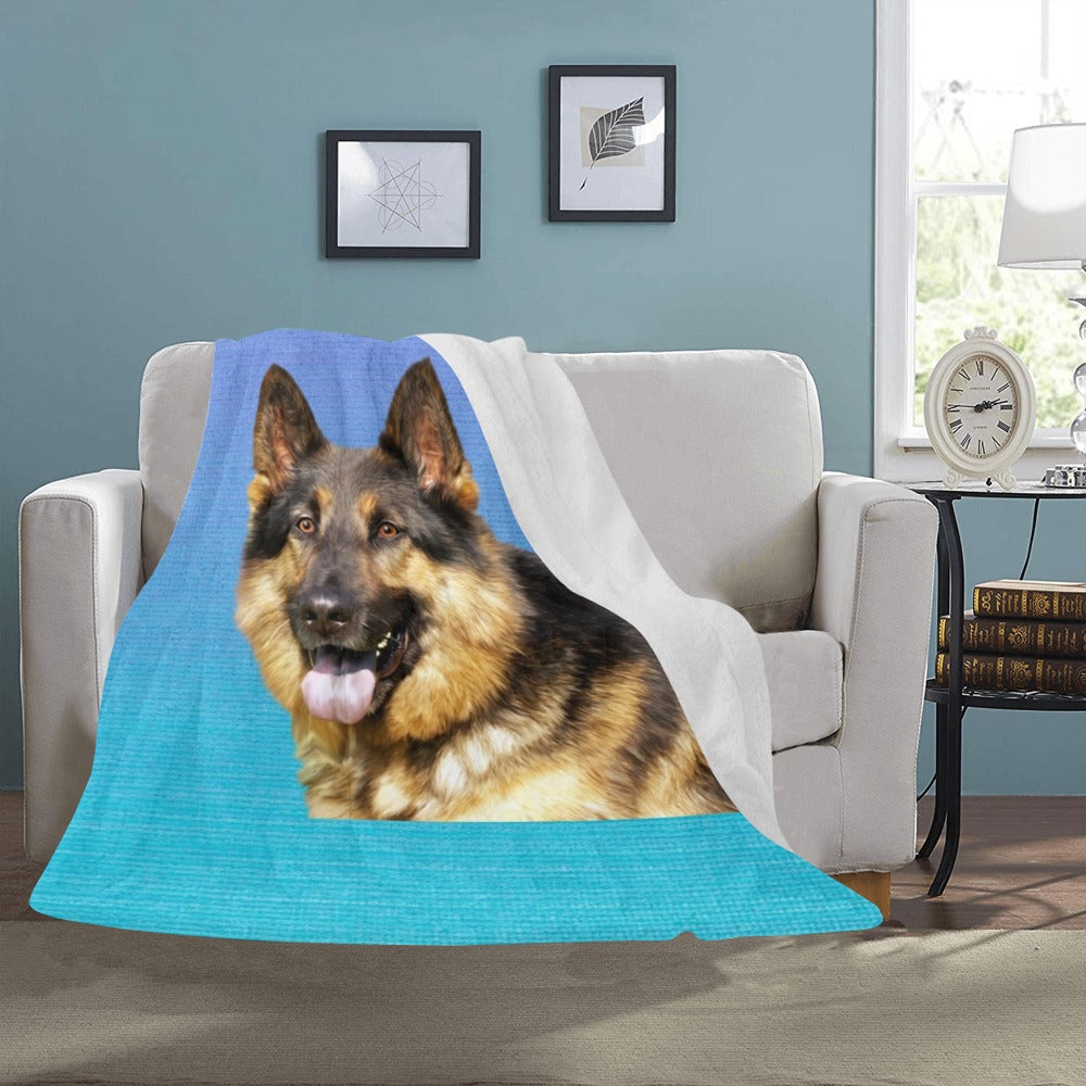 German Shepherd Micro Fleece Blanket