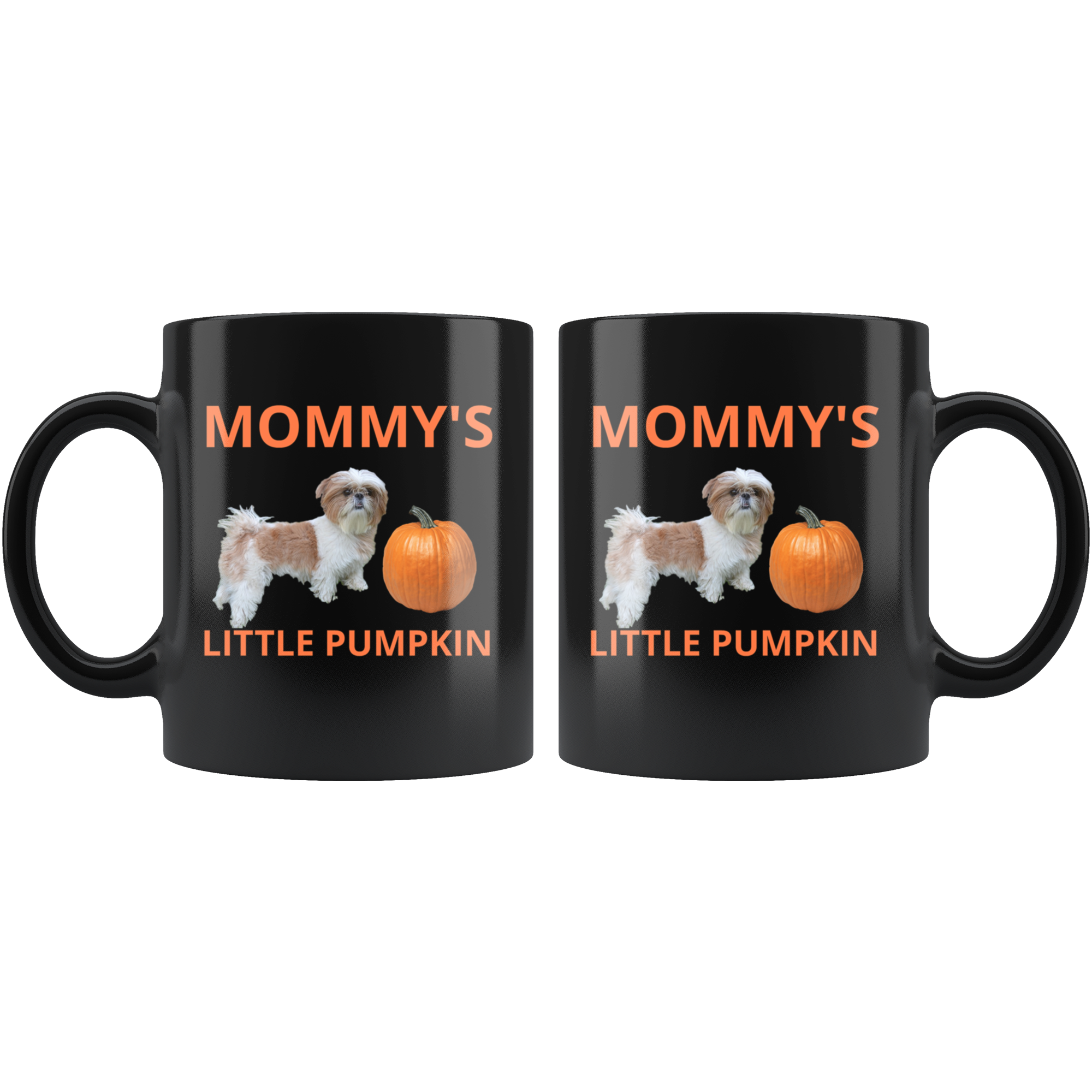 Mommy's Little Pumpkin Mug - Shih Tzu