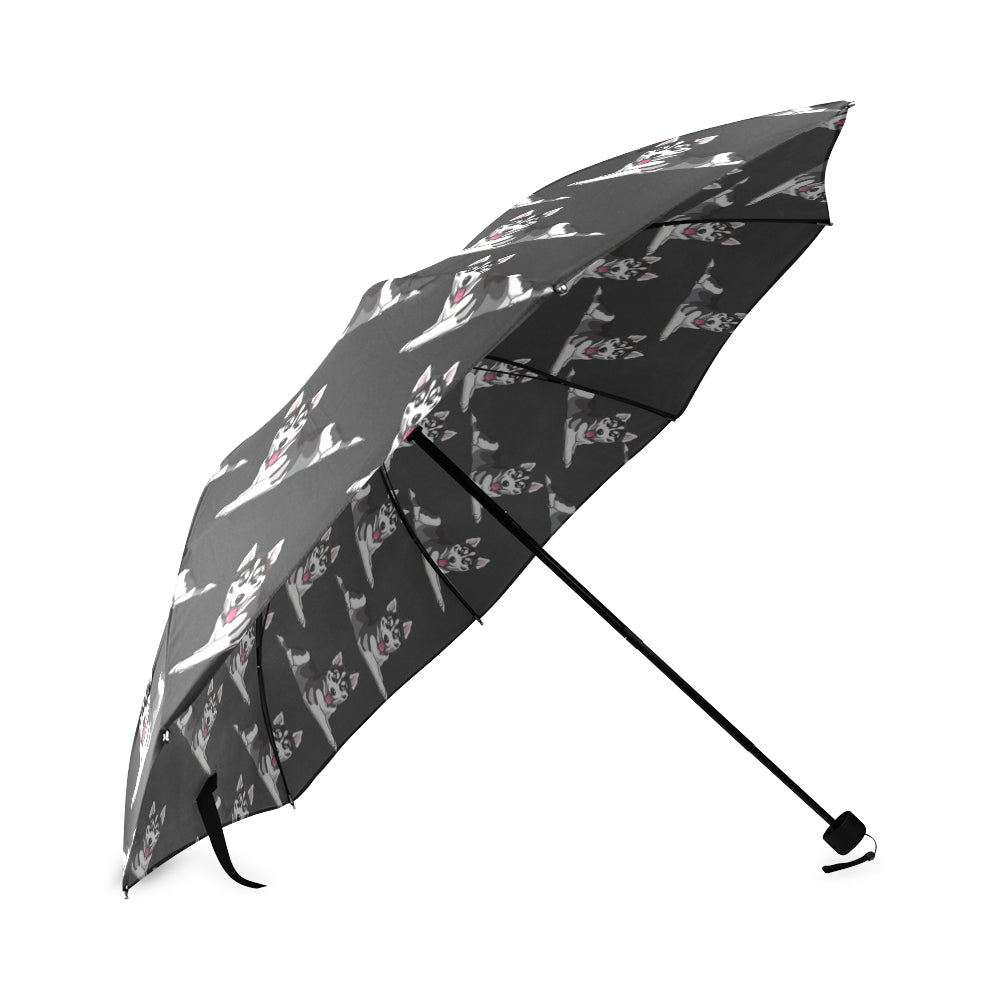 Siberian Husky Umbrella - Cartoon