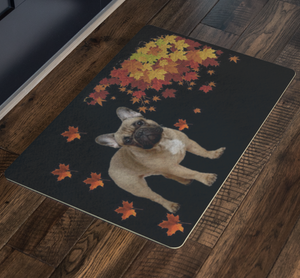 French Bulldog Doormat - Fall