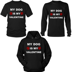 My Dog Is My Valentine Shirt/Sweatshirt