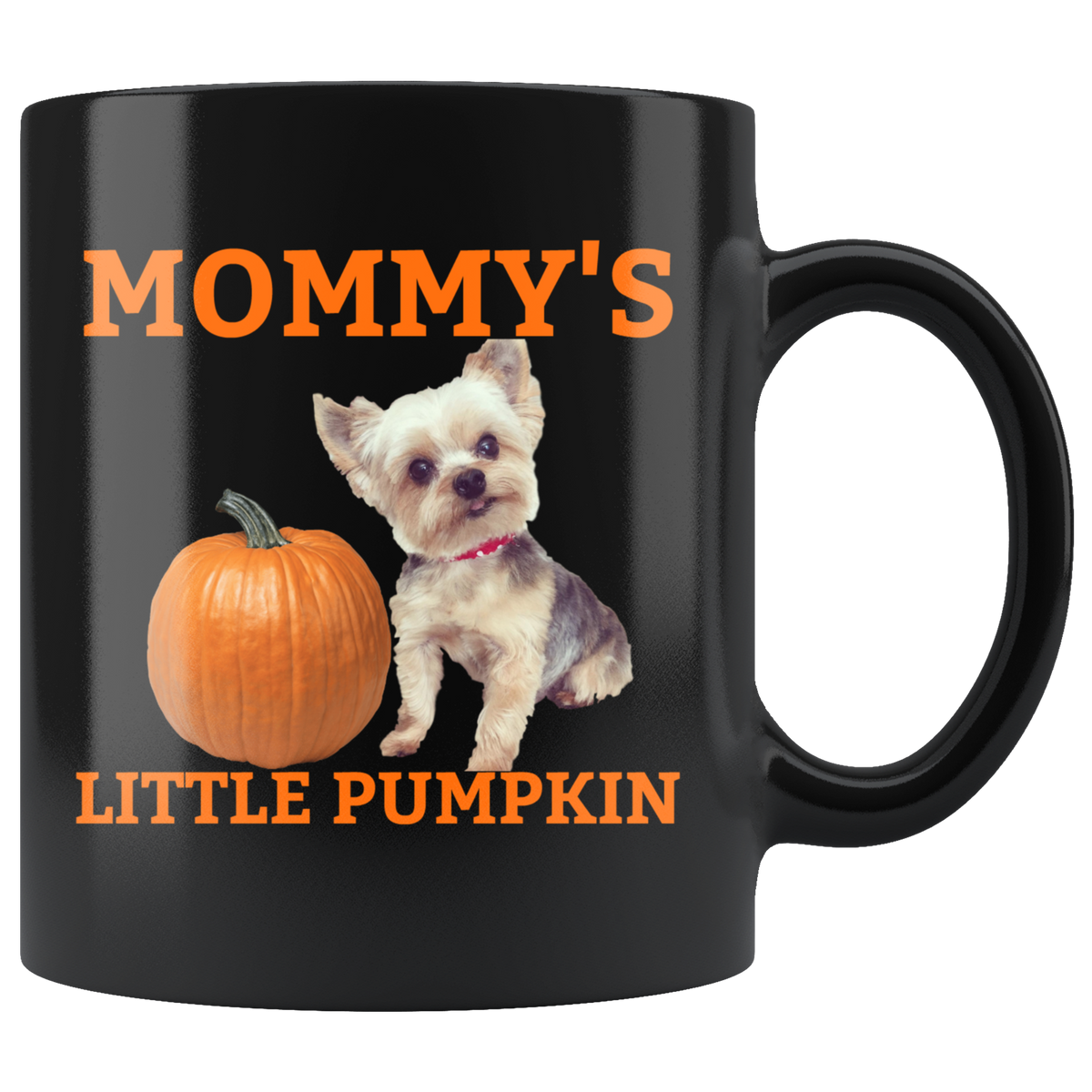 Mommy&#39;s Little Pumpkin Mug - Yorkie