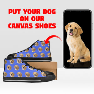 Personalized Pet Photo Canvas Shoes