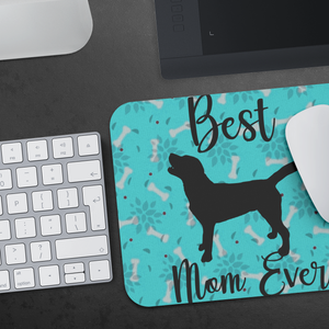 Best Lab Mom Mouse Pad