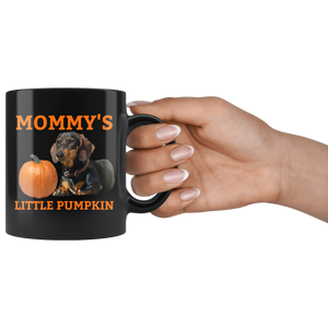 Mommy's Little Pumpkin Mug - Dachshund