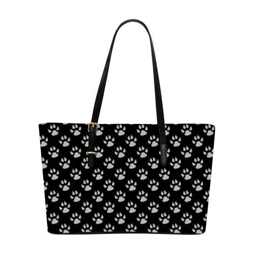 Dog Lover PUC Leather Tote Bag