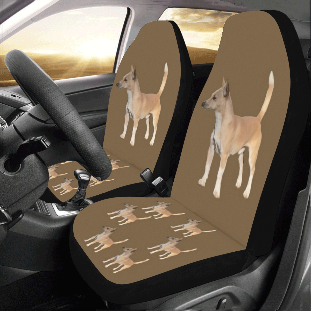 Portuguese Podengo Car Seat Covers (Set of 2)