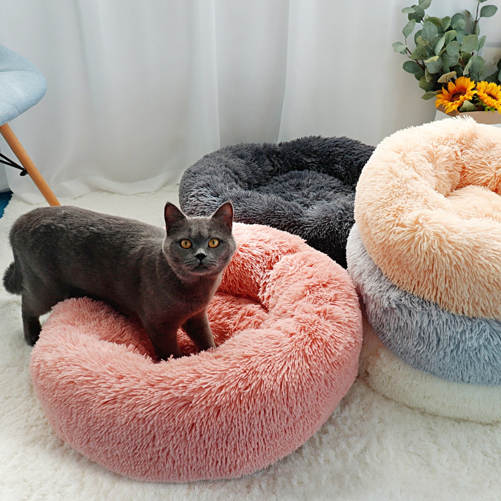 Fluffy Calming Dog Or Cat Bed