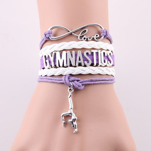 Infinity Love Gymnastics Bracelet