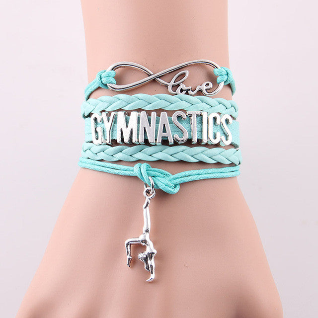 Infinity Love Gymnastics Bracelet