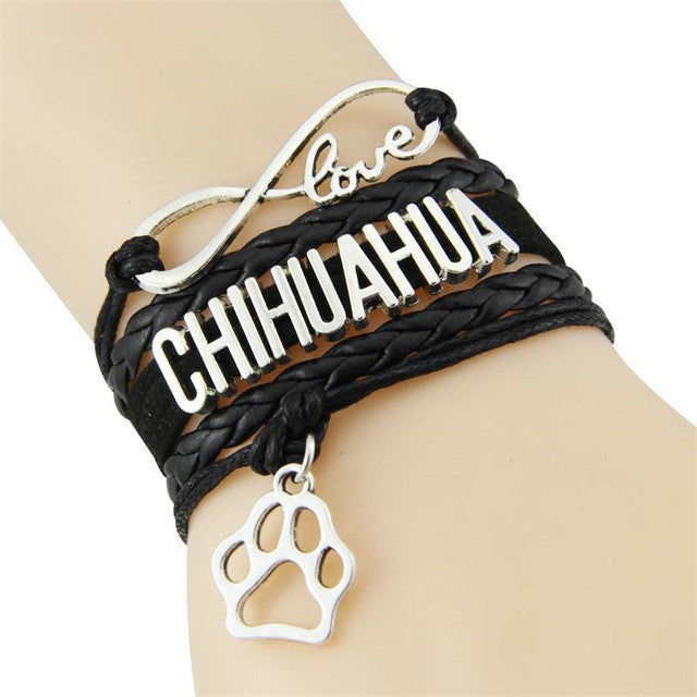 Infinity Love CHIHUAHUA Bracelet