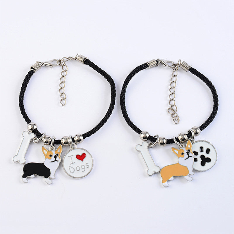 Corgi Charm Bracelet