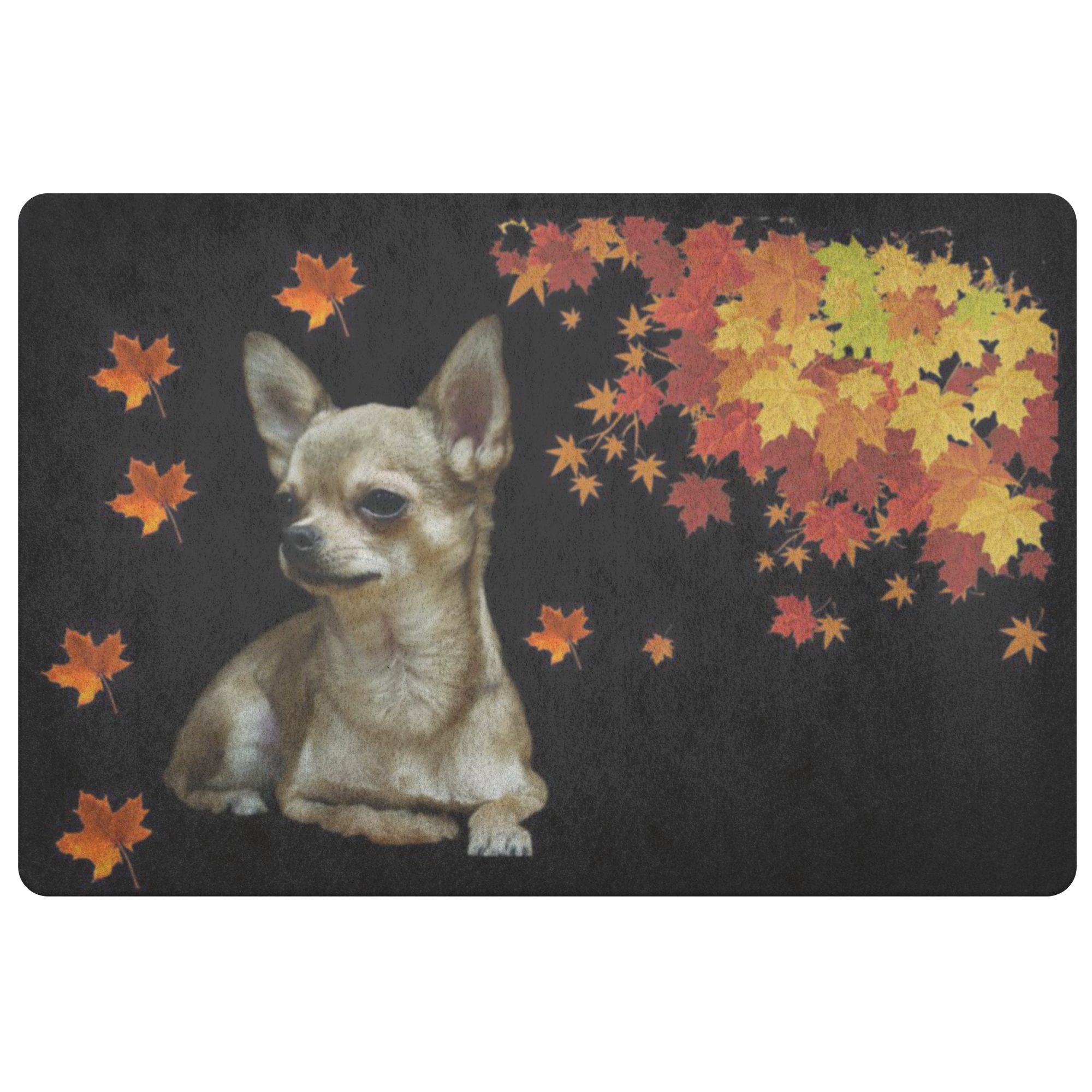 Chihuahua Doormat - Fall
