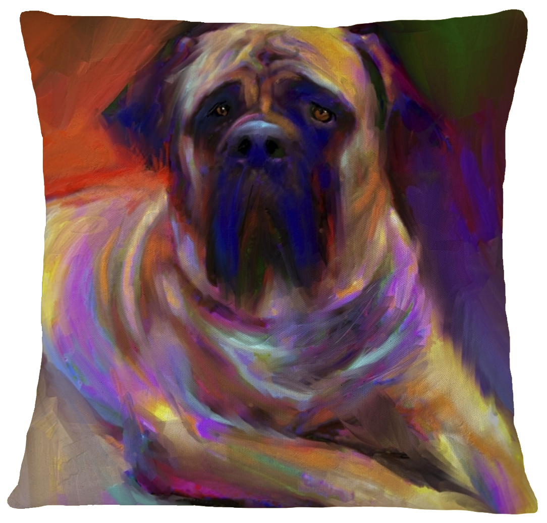 Mastiff Pillow Case Cover