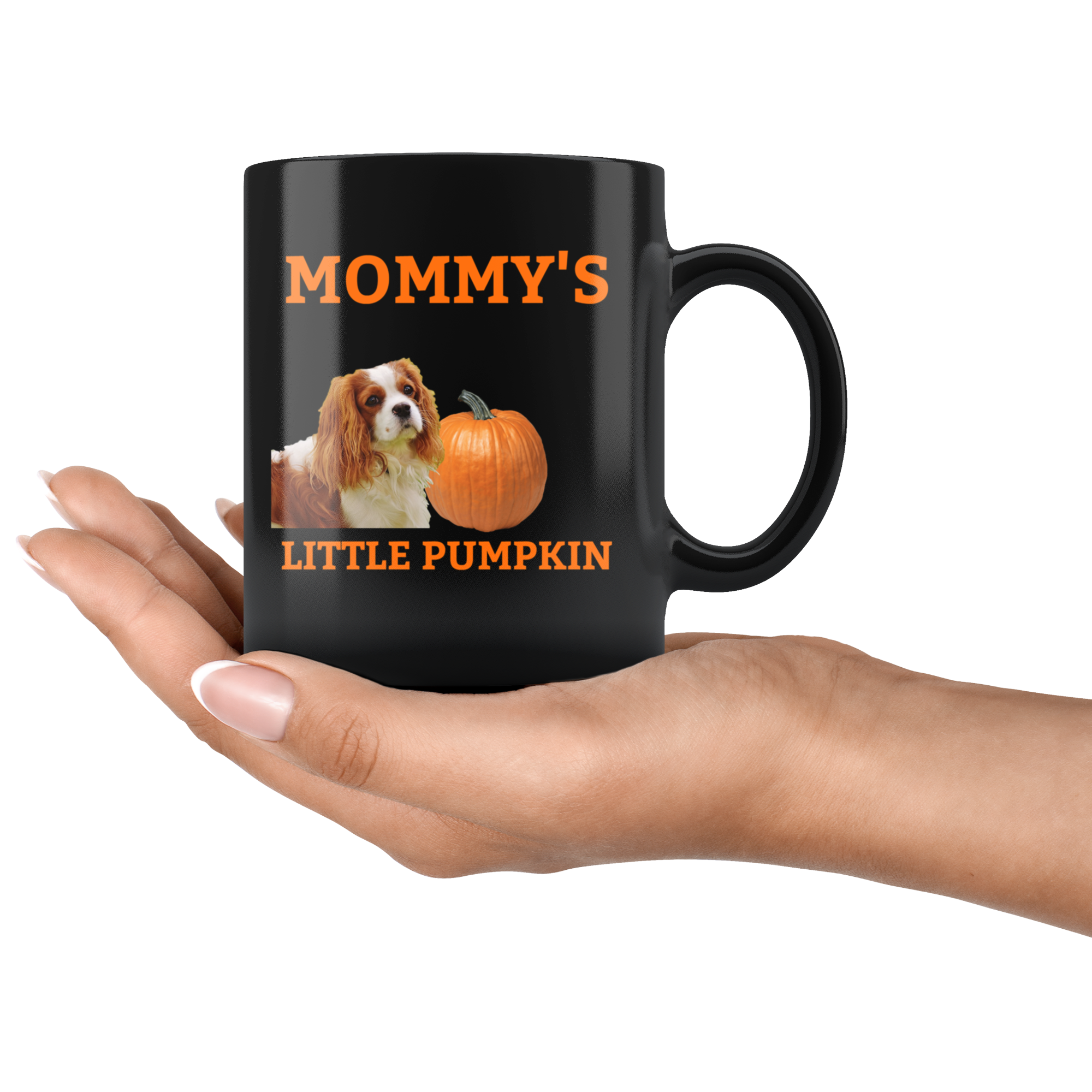 Mommy's Little Pumpkin Mug - Cavalier King Charles Spaniel