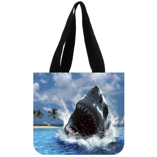 Shark Canvas Tote Bag