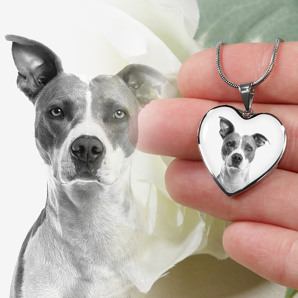 Personalized Photo Heart Necklace