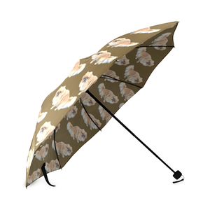 Tibetan Spaniel Umbrella - Tan