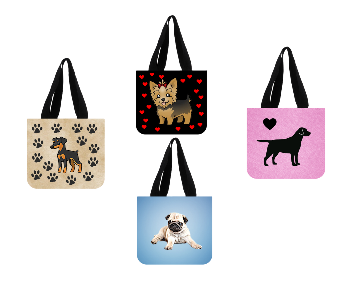 Dog Lover Cotton Tote Bag