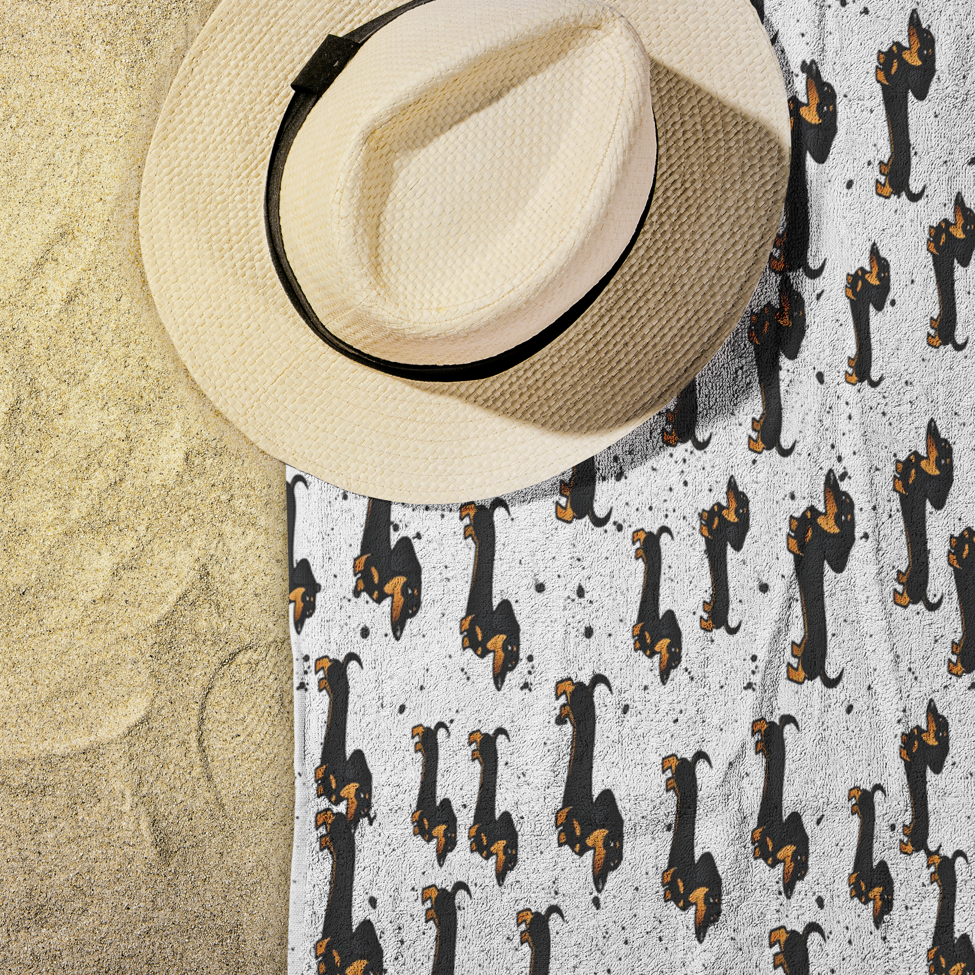 Dachshund Beach Towel