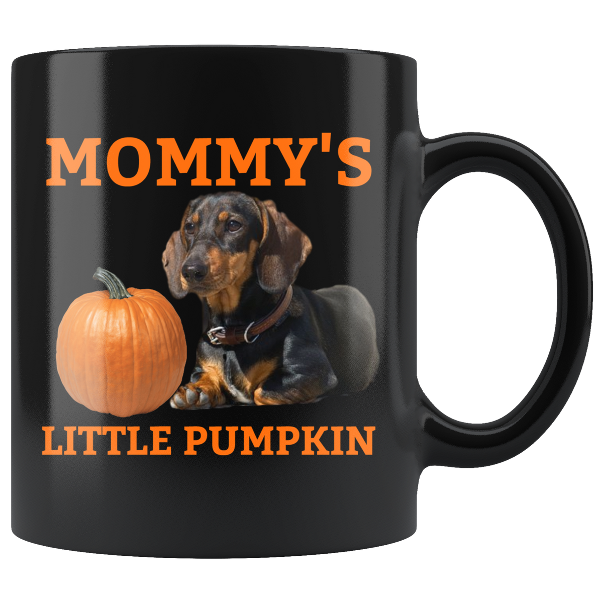 Mommy&#39;s Little Pumpkin Mug - Dachshund