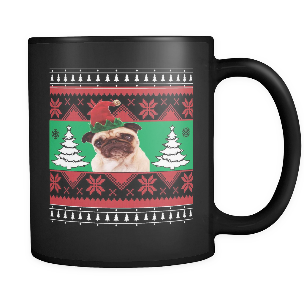 Pug Holiday Mug